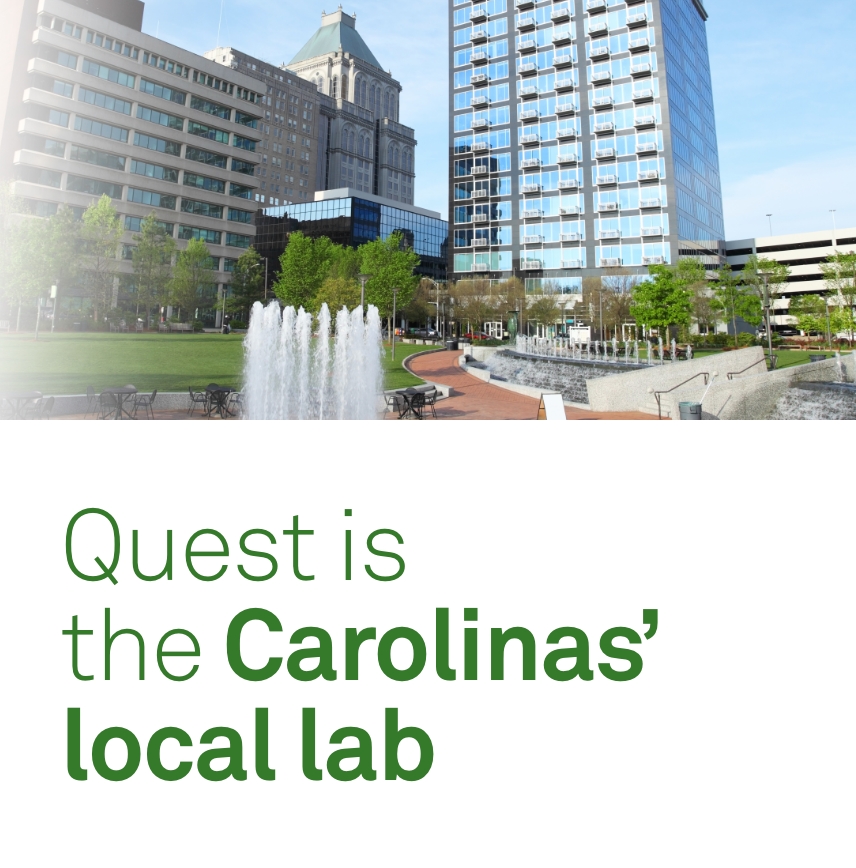 Quest is the Carolinas' local lab