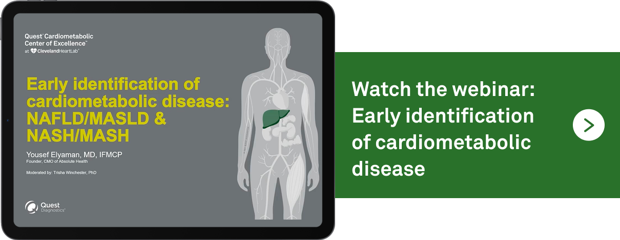 Watch the webinar: Early identification of cardiometabolic disease