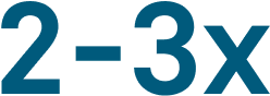2-3x